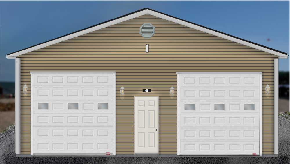 garage package 38 x 56 with 14' walls