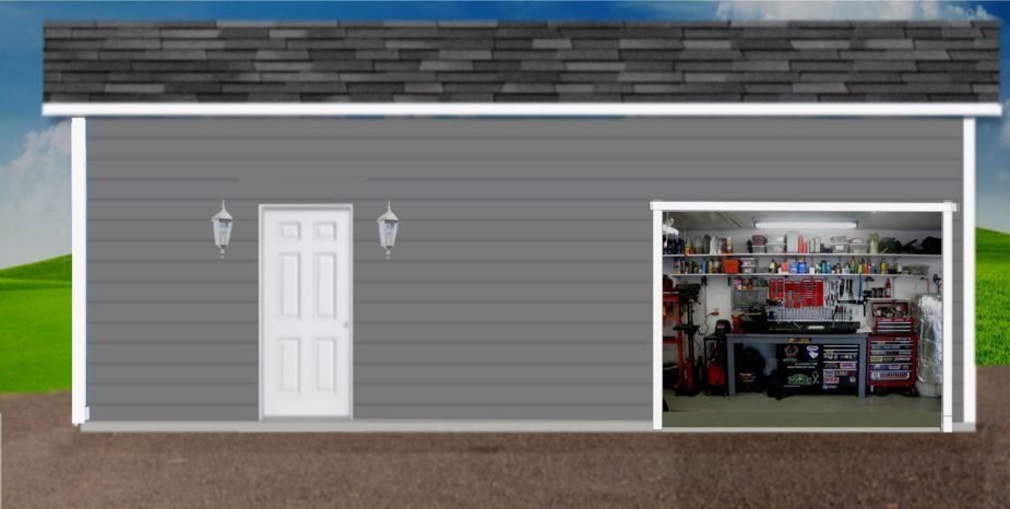 Our Handyman 24 x 36 garage package
