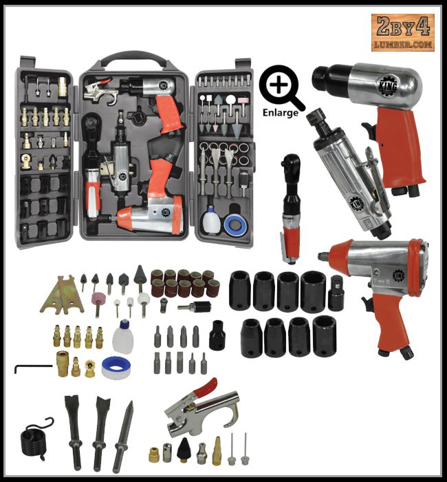 71 pc air tool set