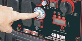 Push button start kcg-4001i inverter