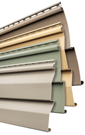 Includes your choice of Standard Color Vinyl Siding